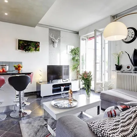 公寓 Le Mantega - F2 Moderne,centre Ville, 2 Grandes Terrasses,climatisation, Ascenseur *