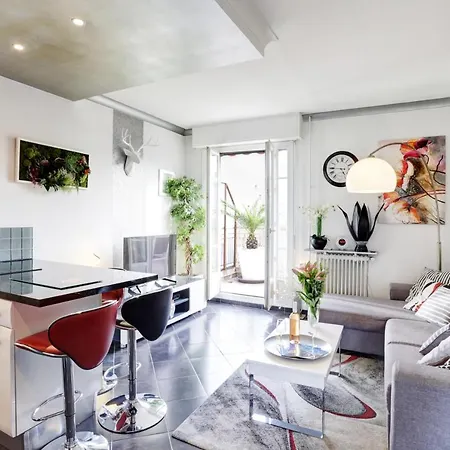 Le Mantega - F2 Moderne,centre Ville, 2 Grandes Terrasses,climatisation, Ascenseur 公寓 尼斯