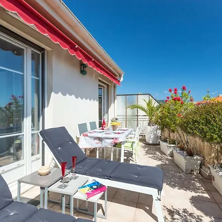 Apartman Le Mantega - F2 Moderne,centre Ville, 2 Grandes Terrasses,climatisation, Ascenseur