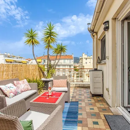 Le Mantega - F2 Moderne,centre Ville, 2 Grandes Terrasses,climatisation, Ascenseur Lägenhet *