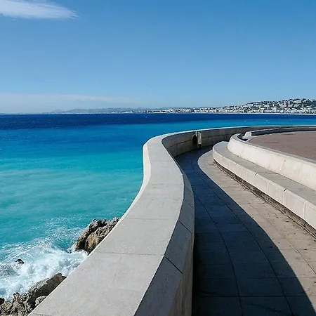 Le Mantega - F2 Moderne,centre Ville, 2 Grandes Terrasses,climatisation, Ascenseur Nizza