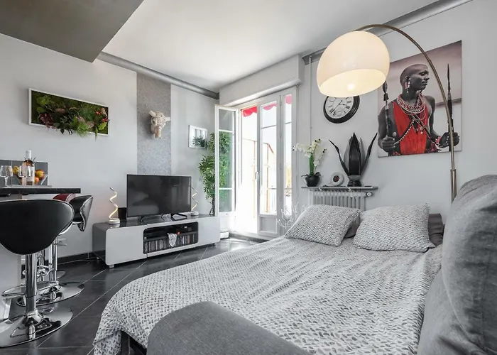 Le Mantega - F2 Moderne,centre Ville, 2 Grandes Terrasses,climatisation, Ascenseur