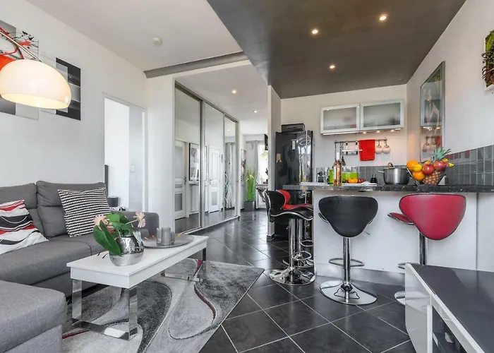 Appartement Le Mantega - F2 Moderne,centre Ville, 2 Grandes Terrasses,climatisation, Ascenseur